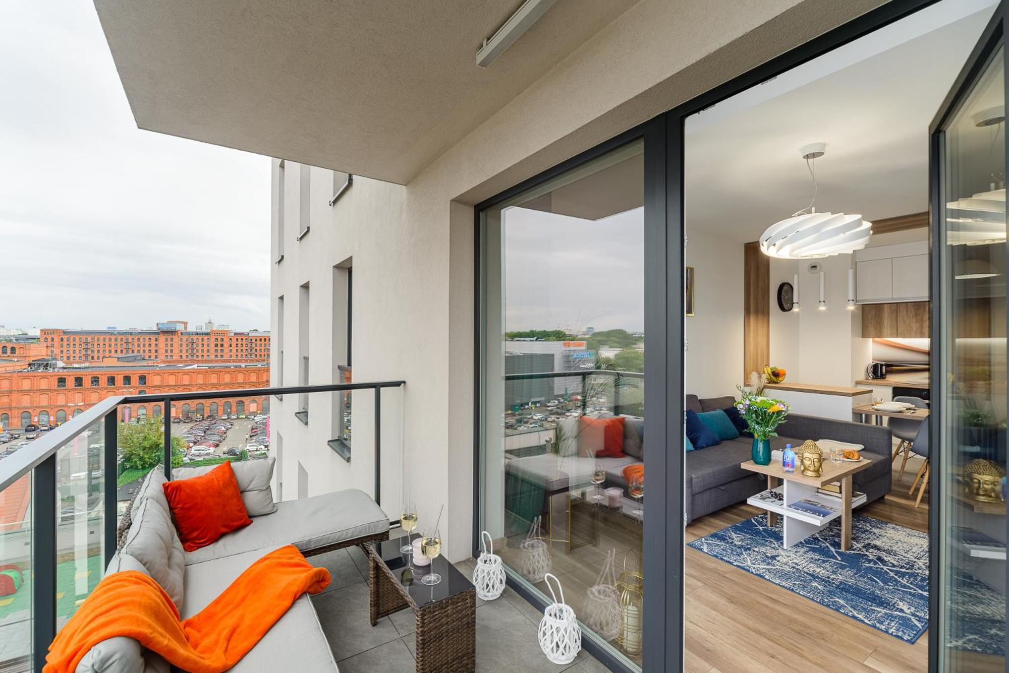 Lumina Stylish 3-Room Apart With Balcony Łódź Exterior foto